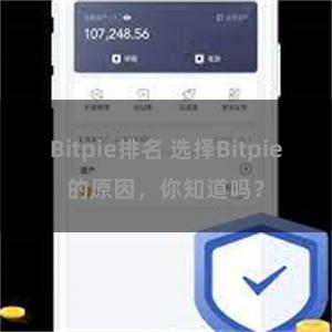 Bitpie排名 选择Bitpie的原因，你知道吗？