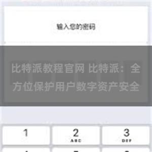 比特派教程官网 比特派：全方位保护用户数字资产安全