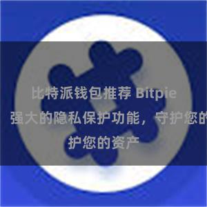 比特派钱包推荐 Bitpie钱包：强大的隐私保护功能，守护您的资产