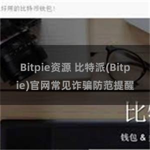 Bitpie资源 比特派(Bitpie)官网常见诈骗防范提醒