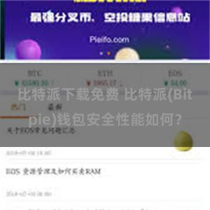 比特派下载免费 比特派(Bitpie)钱包安全性能如何？