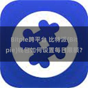 Bitpie跨平台 比特派(Bitpie)钱包如何设置每日限额？