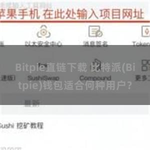 Bitpie直链下载 比特派(Bitpie)钱包适合何种用户？