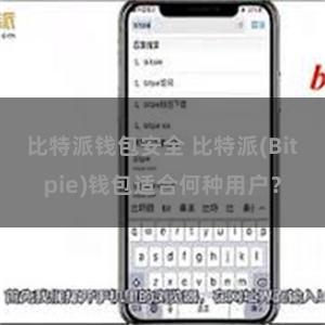 比特派钱包安全 比特派(Bitpie)钱包适合何种用户？