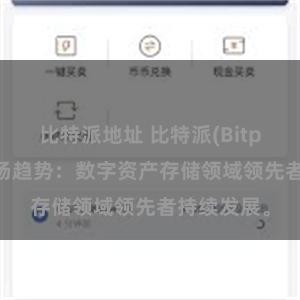 比特派地址 比特派(Bitpie)钱包市场趋势：数字资产存储领域领先者持续发展。